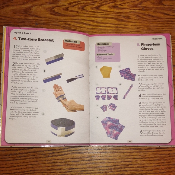 Children's Duct Tape Projects Books Set of 2 - Picture 5 of 11